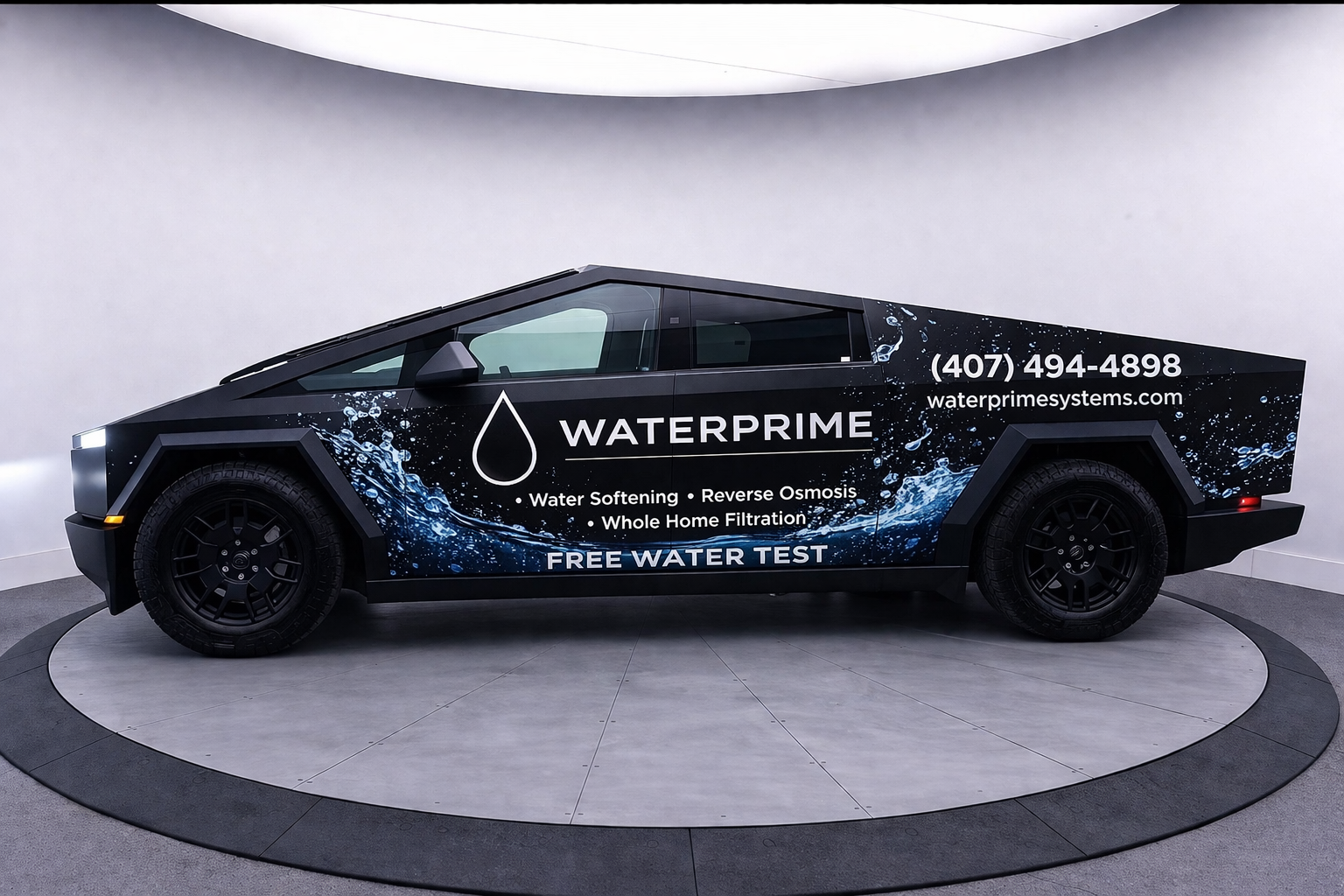 WaterPrime service vehicle